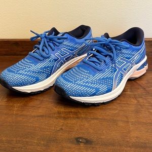 ASICS GT-2000 8 FlyteFoam Trail Running Shoe Size US-7 1012A591 Blue Pink White